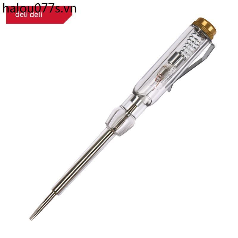 Bút thử Deli Tool 100-500V Bút thử DL8000
