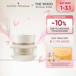   THE WHOO OFFICIAL   MỚI  Kem dưỡng ẩm phục hồi năng lượng làn da Whoo Royal Regina Energetic Recharging Cream 50ml 