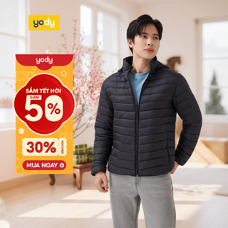   Áo phao nam gia đình 4S YODY mũ tháo rời khóa kéo an toàn MCPJ25F036 