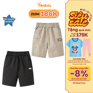  VOUCHER 8% GIẢM 30K ĐƠN 349K  Quần short kaki lưng chun bé trai Rabity 932.900 