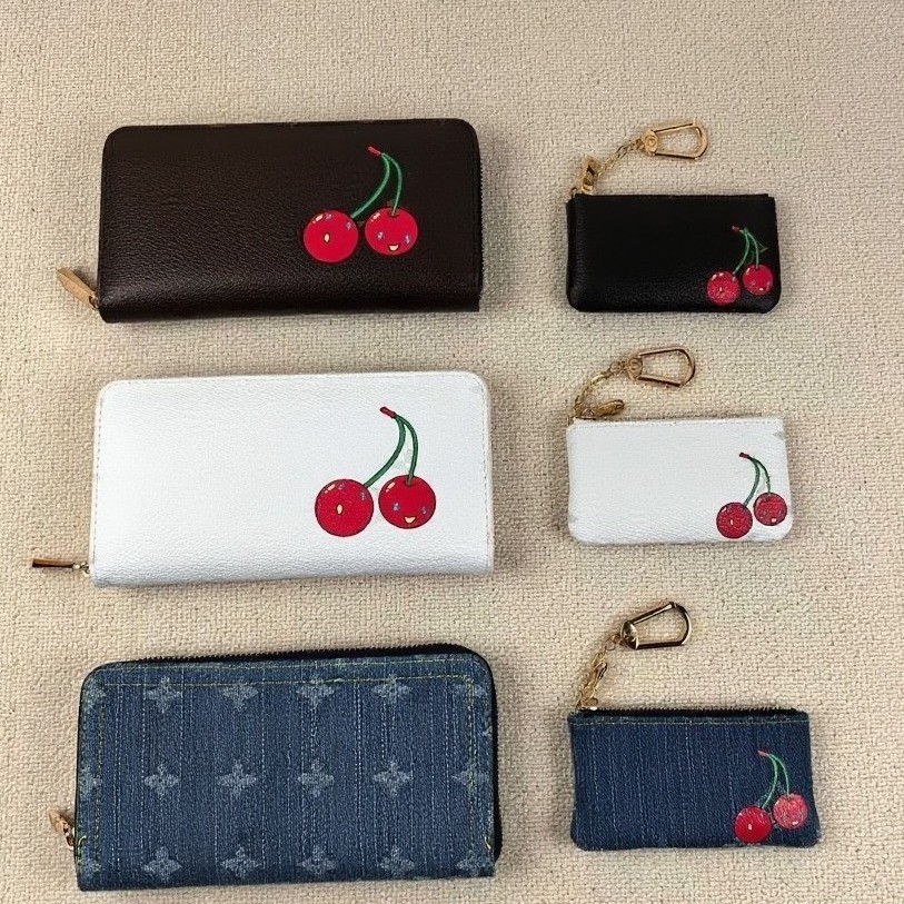 L* Classic Fashion Source Classic Style Fashion Bag Letter Men's Old Flower Plaid Short Wallet