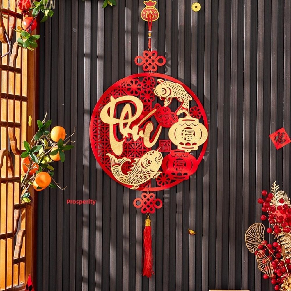 Lunar New Year Decor Chinese-inspired Artistry Intricate Paper Cutouts