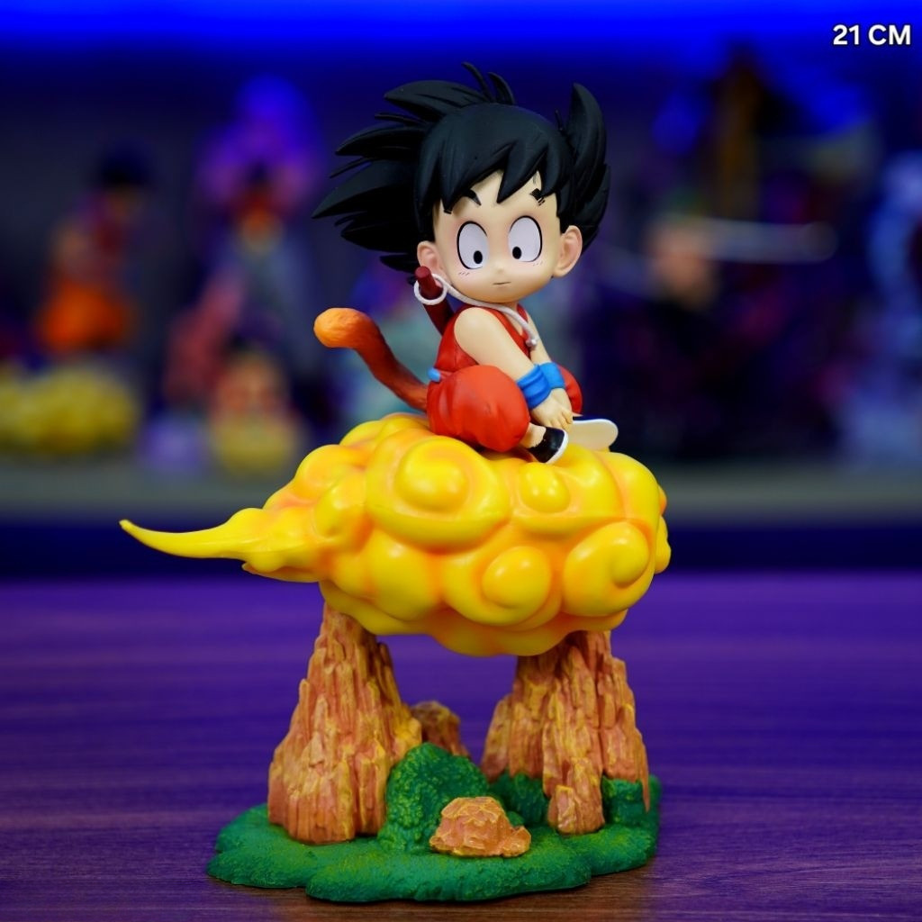 Mô hình Goku kid cưỡi mây trên núi cao 21cm- Mẫu mới Dragon Ball