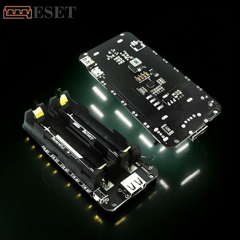 Giá đỡ pin 18650 MỚI với mô-đun sạc USB 5V / 2A 3V / 1A cho Raspberry Pi HH