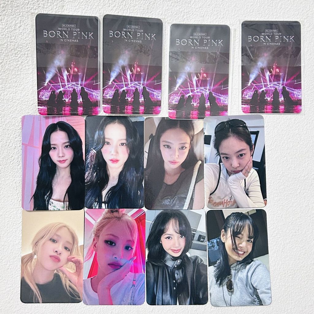 Thẻ phim kỷ niệm 8 năm thành lập BLACKPINK Kim Ji-soo, Park Chae-young, Kim Jenny và Kim Jenny