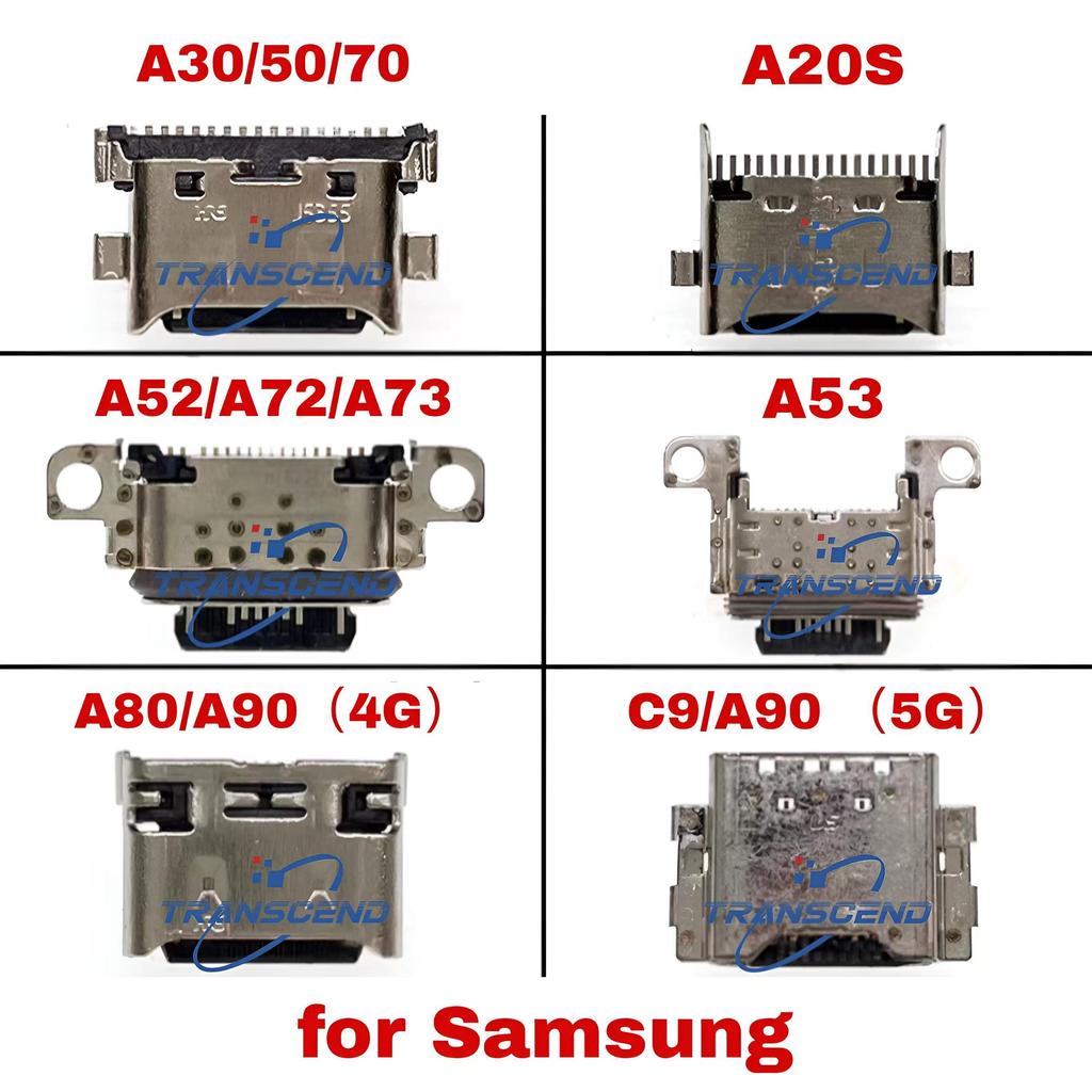 10 Chiếc Cổng Sạc USB Cho Samsung A20 M30S M31 A40S A50 A515F A82 5G A90 A70 A52 A72 A54 A73 A53 A80