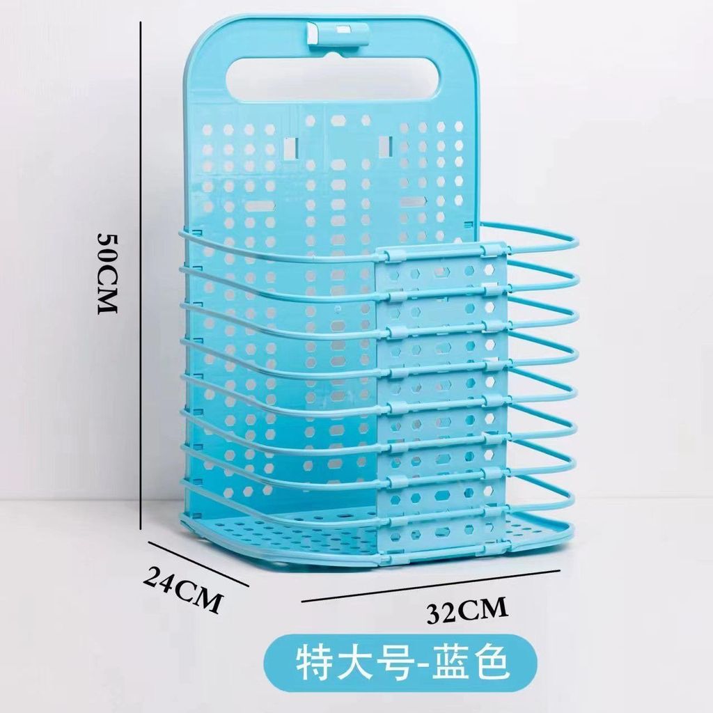 Bathroom storage, repurchased large-sized wall-mounted foldable laundry basket2318New clothes for ho