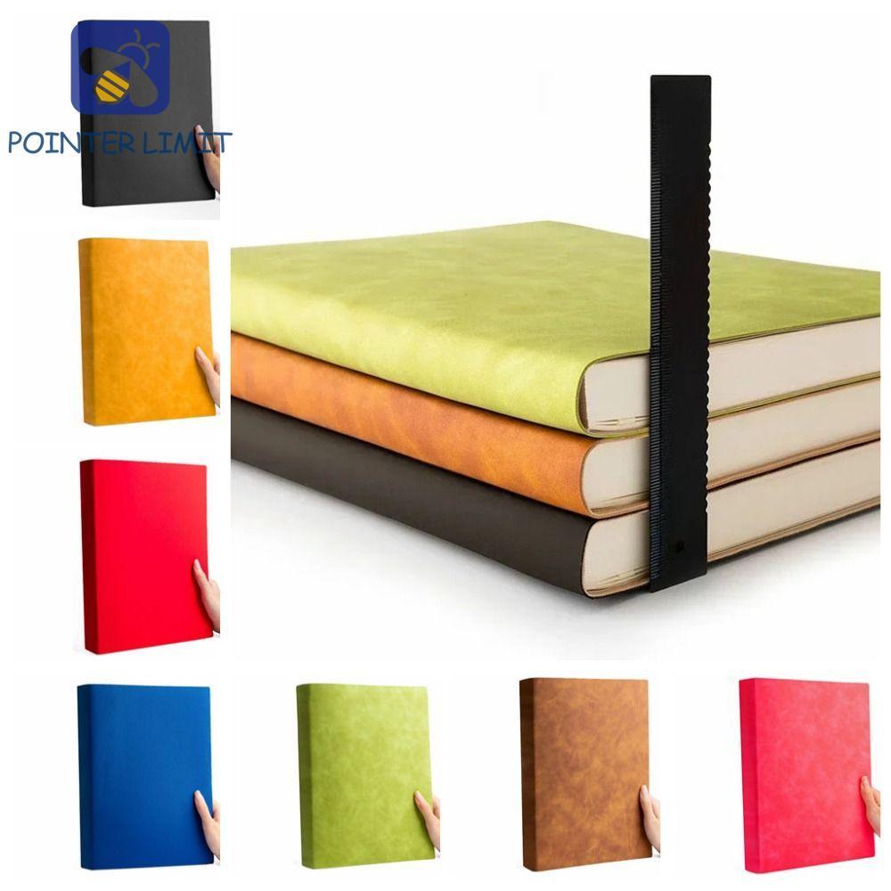 POINTER LIMIT Sổ tay lớn, Dòng ngang 200 trang Sổ tay dày A4, A4 Họp Notepad Dòng vỏ PU lớn / Nhật k