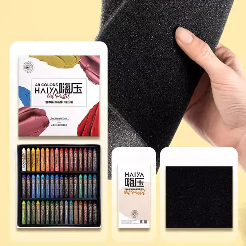 Paul Rubens Oil Pastel 24 / 48 Màu HAIYA Soft Pastel Crayon Siêu Mềm Để Vẽ Tranh