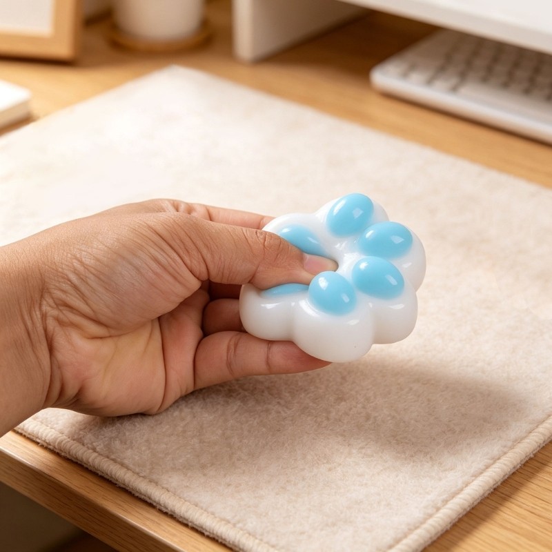 GOO Mellow Bóp Paws Kitten Soft Bounce Venting Toy Soft Bóp Paws Toy