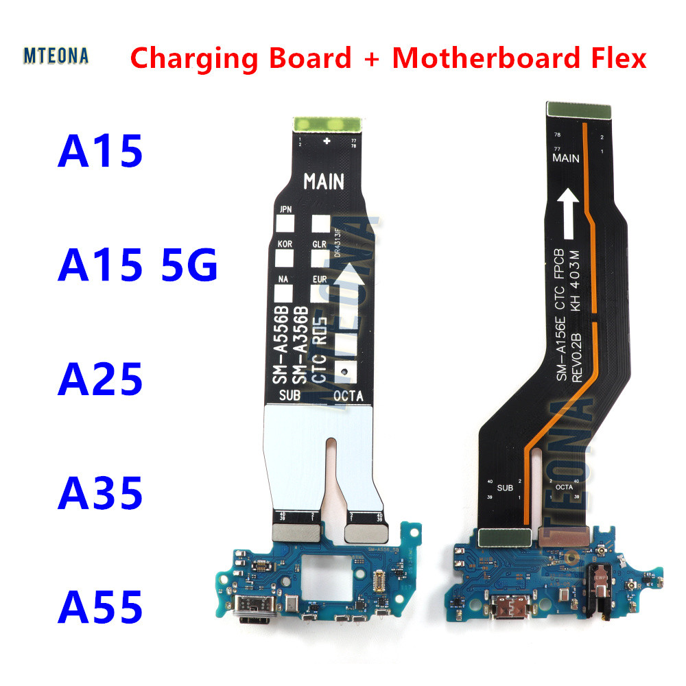 Cổng Sạc USB Type-C Bo Mạch Chủ Flex Dock Kết Nối Bảng Sạc Nhanh Cho Samsung A15 A25 A35 A55 5G A156