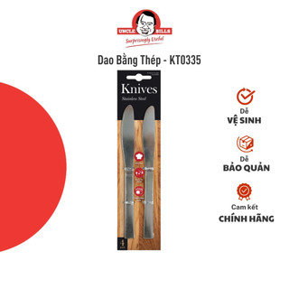 Dao bằng thép không gỉ - 4 cái uncle bills kt0335