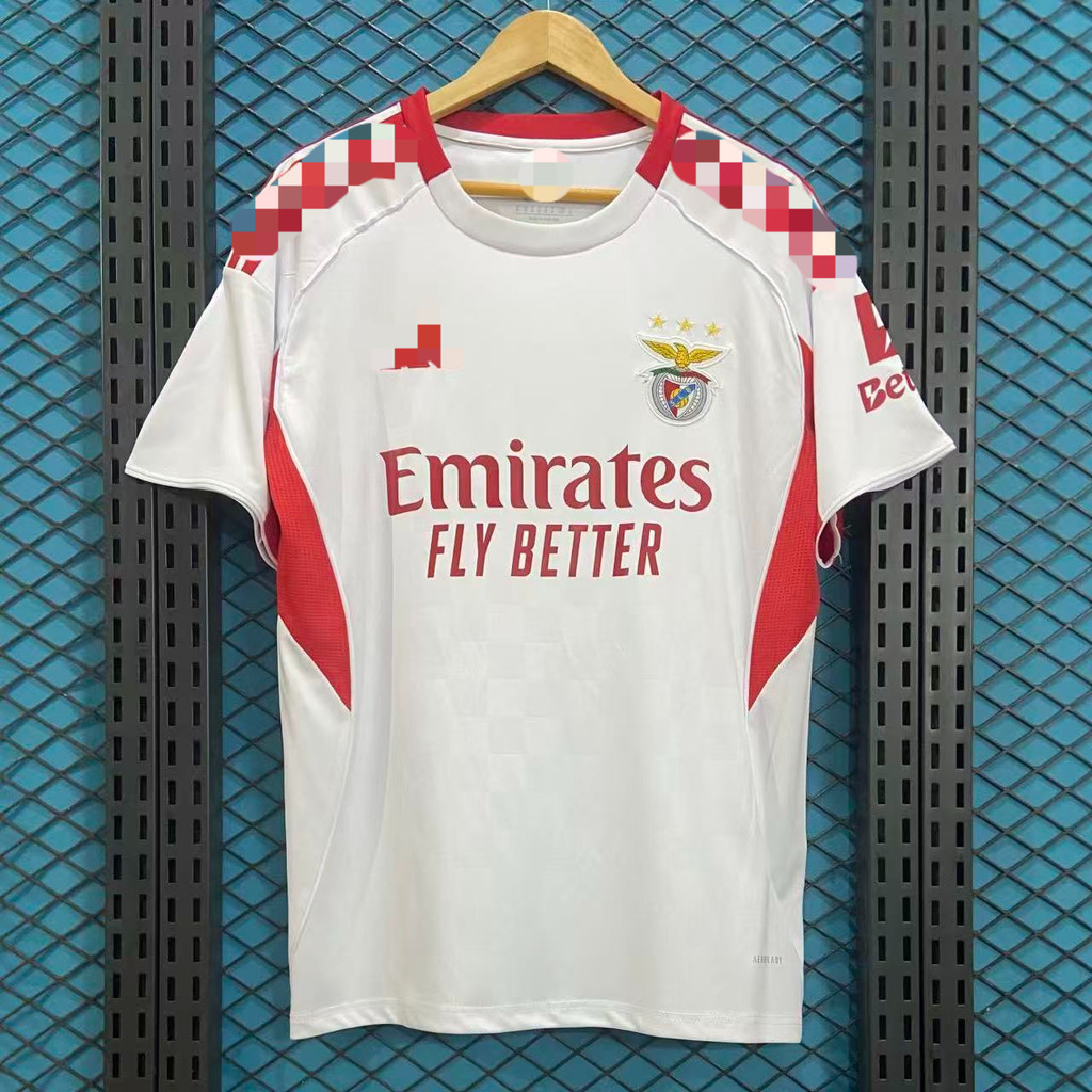 Người hâm mộ 25-26 Benfica Áo thun bóng đá nam nữ thứ hai S-3XL