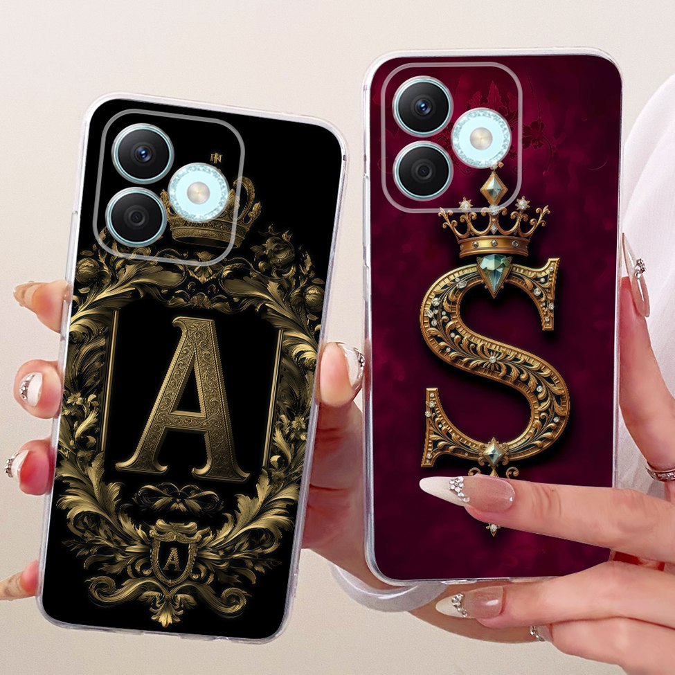 Ốp lưng Honor X60i LYN-AN00 Honor X60i Ốp điện thoại mềm họa tiết phẳng trong suốt sang trọng A-Z Le