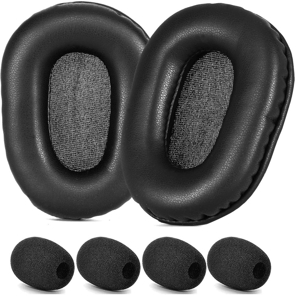 B450-XT Mod Kit Miếng đệm tai + Mic Foam - Vỏ đệm tai thay thế Tương thích cho tai nghe BlueParrott 