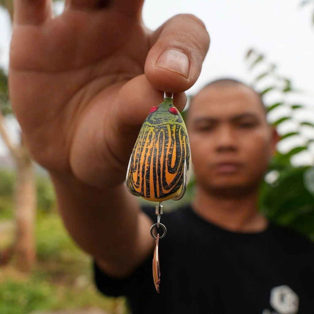 Nhái hơi câu lure BỌ LK mẫu mới chính hãng
