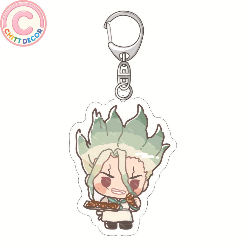 Móc Khoá Manga Dr. Stone Senku Ishigami Anime dễ thương- chit