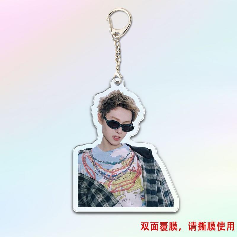 CORTIS Martin Acrylic Keychain, Double-Sided Clear Transparent Keyring in Stock, Funny Cute Bag Charm for Backpack, Perf