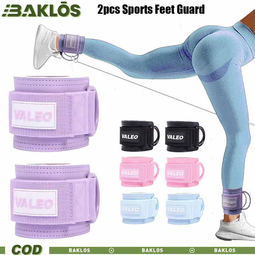 2 Chiếc Đai Cổ Chân Tập Gym Có Thể Điều Chỉnh Vòng D-Ring Chắc Chắn - Dùng cho tập chân, gym, yoga