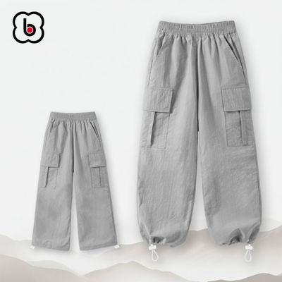 Quần dài bé trai BabyloveGO, quần gió cho bé vải gió trám cao cấp chống nước, chống gió kiểu dáng thời trang QG03