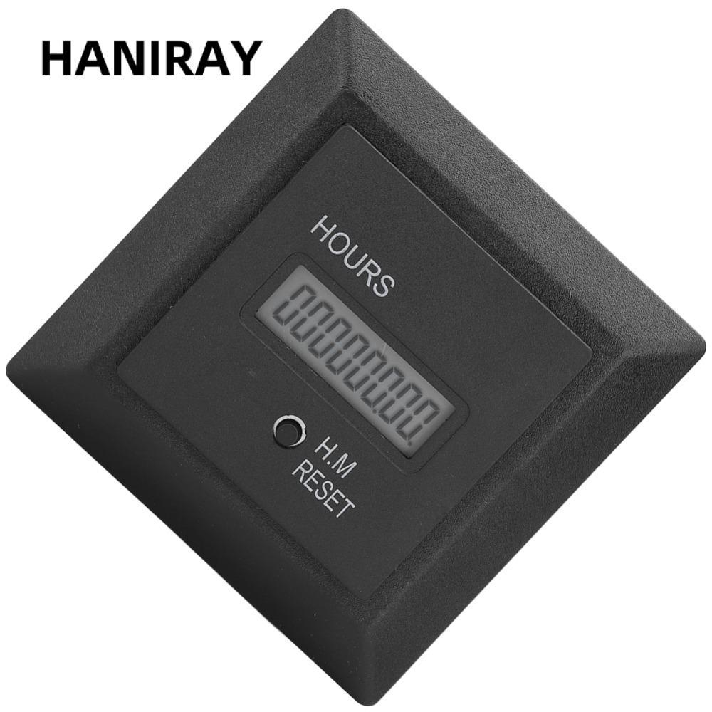 Đồng hồ đo giờ hiển thị kỹ thuật số HANIRAY, Hẹn giờ giờ giờ HM-1R 50 / 60HZ, Dụng cụ hẹn giờ 0 đến 