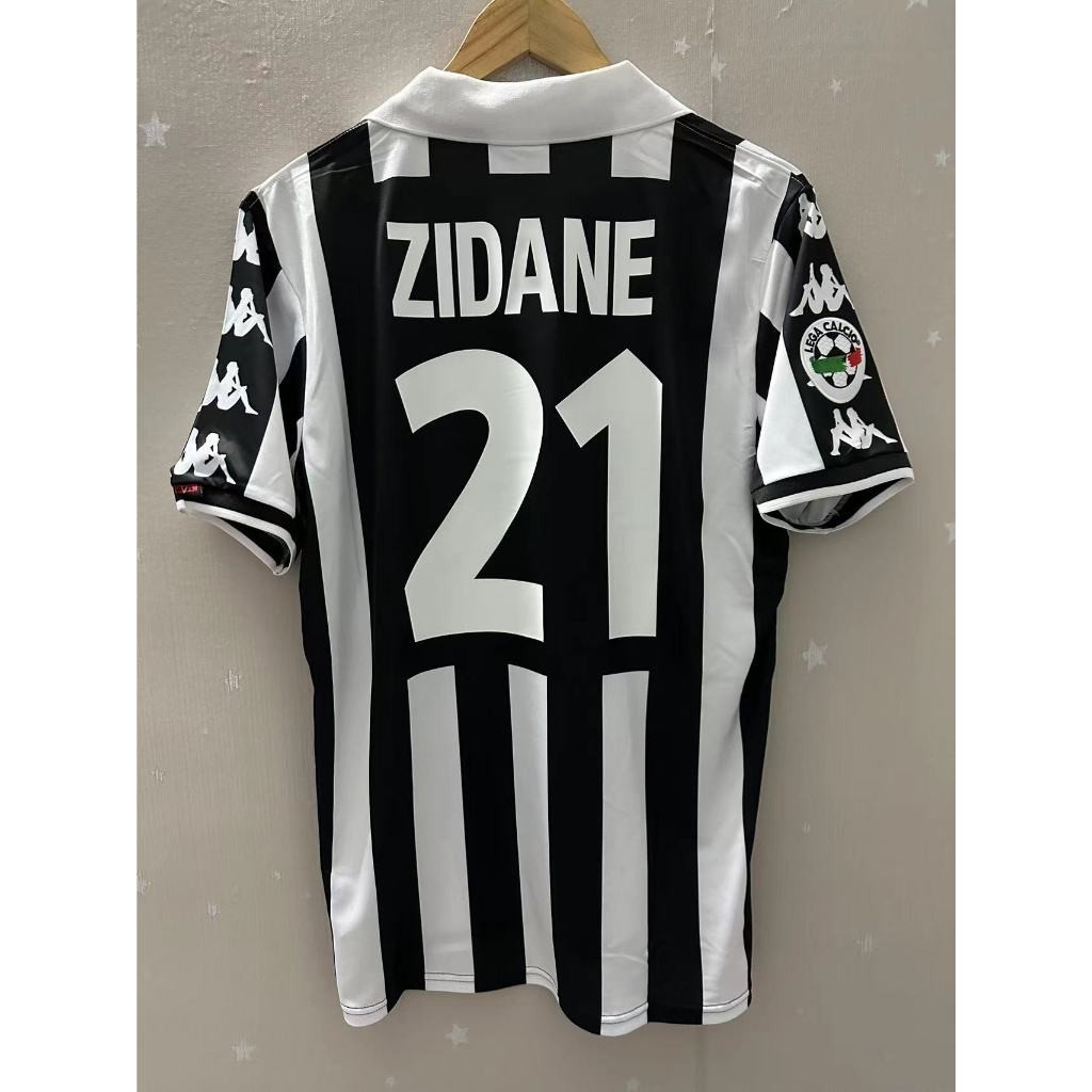 99-00 Retro Juventus Home Jersey ZIDANE Áo bóng đá Áo thun tùy chỉnh chất lượng hàng đầu