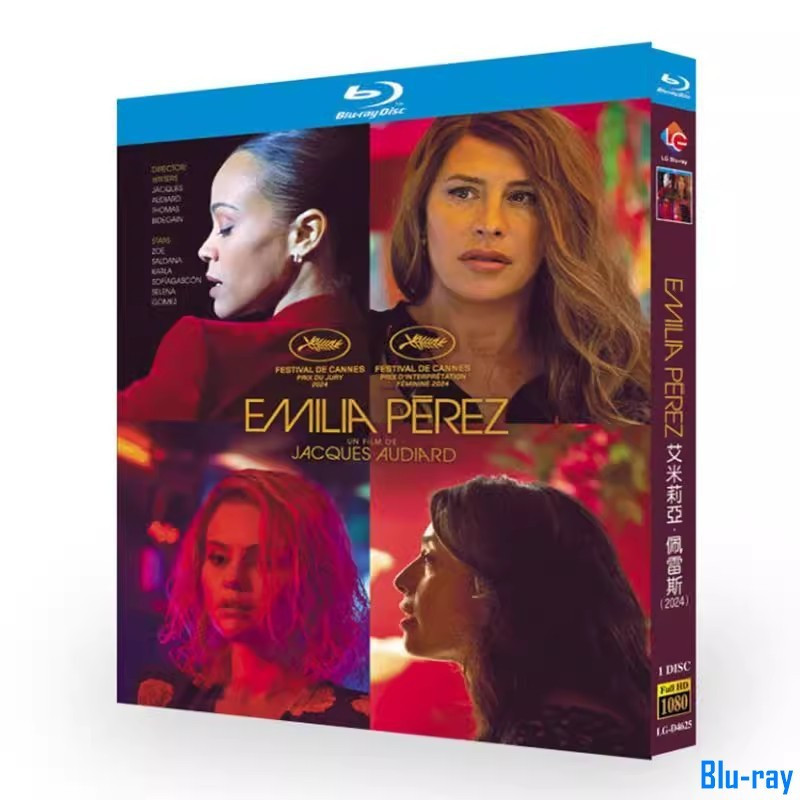 [THƯƠNG HIỆU MỚI SEALED] Phim Mỹ Emilia / Emilia Perez (2024) 1 Đĩa Blu-ray Đóng Hộp