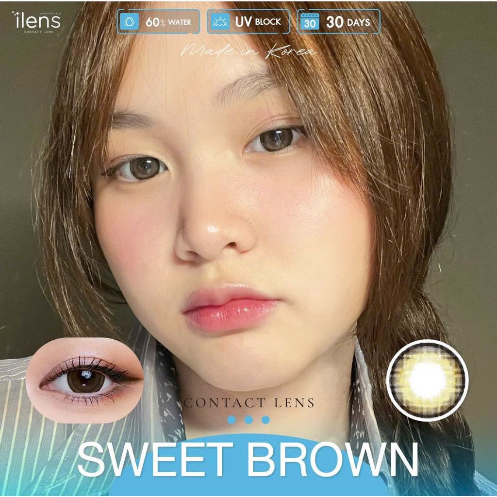 SWEET BROWN - LENS HÀN | MALL LENS - KÍNH ÁP TRÒNG ĐÀ NẴNG | SHIP HỎA TỐC