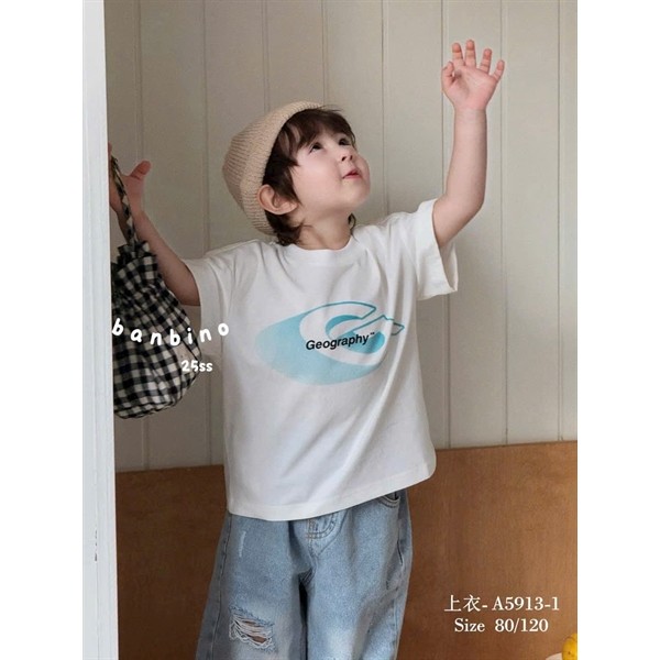 Áo thun bé trai , bé gái Banbino 80-120(A5913)