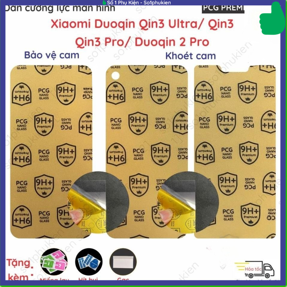 Dán cường lực màn hình dành cho Xiaomi Duoqin3 Ultra 3 Ultra Qin3 Qin3 Pro/ Duoqin 2 Pro nano dẻo tr