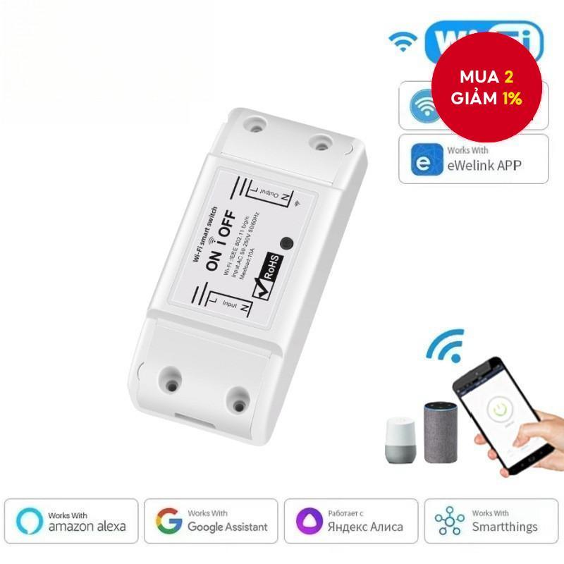 WiFi Smart Switch Bộ điều khiển không dây ứng dụng Mini Hỗ trợ Alexa eWeLink
