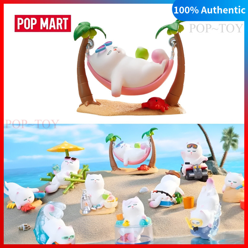 POPMART ViViCat Holiday Series Cute Figures Blind Box pop mart blind box figures gift