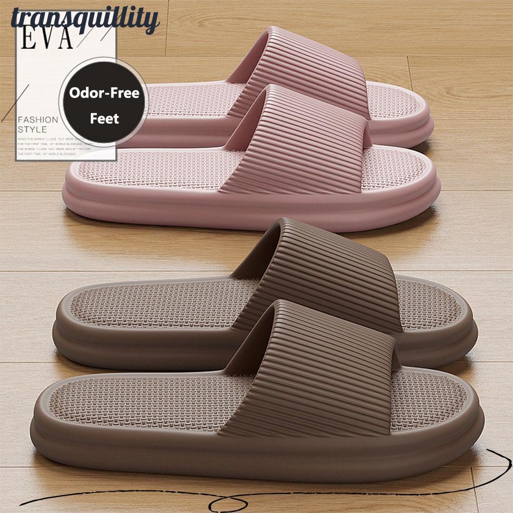 Dép nữ TRANSQUILLITY, Dép đi trong nhà nam EVA chống trượt, Phòng tắm thoải mái Sử dụng Xăng đan cặp đôi mềm mại Unisex