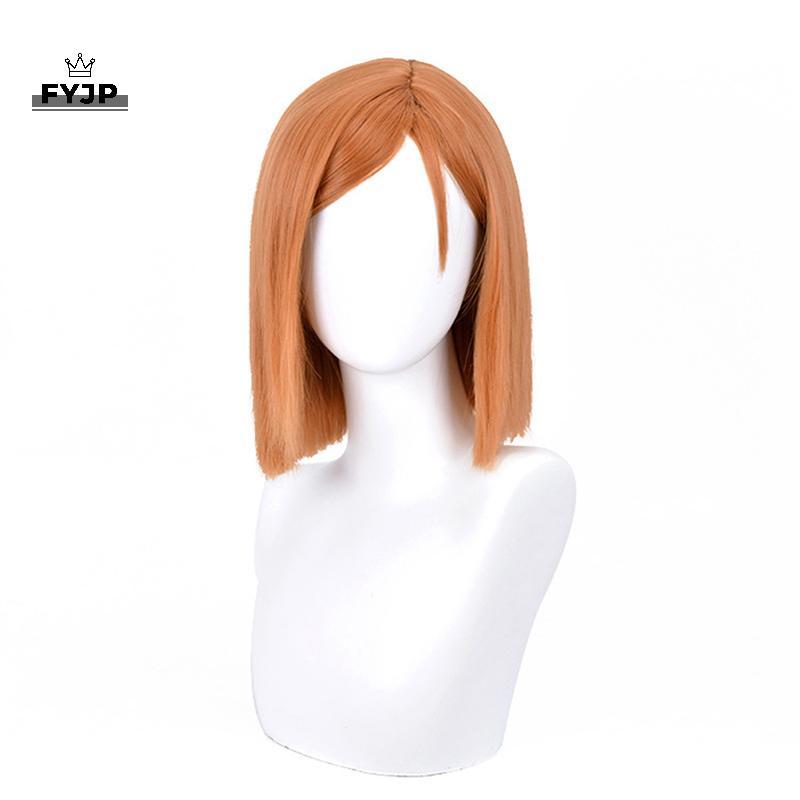 FEJP Anime Jujutsu Kaisen Cosplay - Tóc giả sợi nhiệt độ cao cho nhân vật Nobara Kugisaki