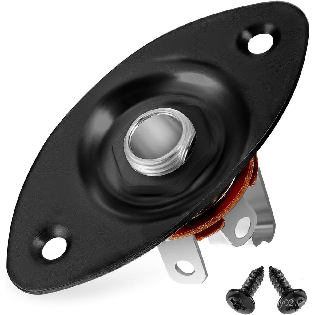Đầu Vào Đàn Guitar Jack 1 / 4 "Hình Bầu Dục Guitar Jack 6.35 Mm Đầu Vào Jack Cho Đàn Guitar Điện Đầu