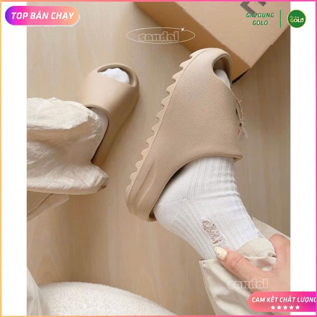 Dép Y...Z Nhám Bản Cao Cấp - Dép Bánh Mì Quai Ngang Slide Vân Nhám Đế Răng Cưa Cao 5CM