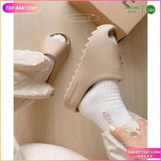  Dép Y...Z Nhám Bản Cao Cấp - Dép Bánh Mì Quai Ngang Slide Vân Nhám Đế Răng Cưa Cao 5CM 