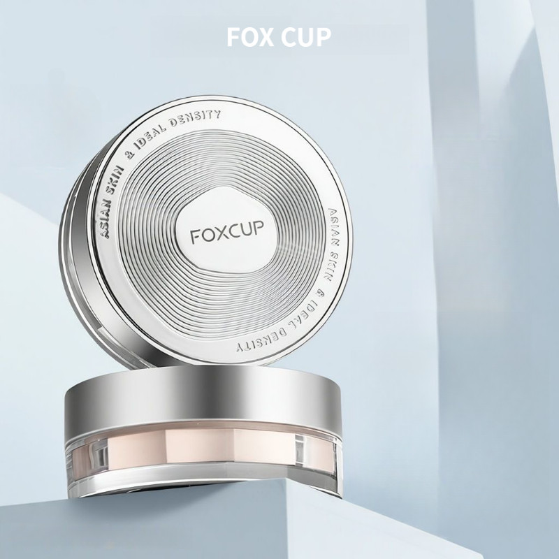 FOXCUP Phấn phủ kiểm soát dầu trang điểm tinh tế và lâu trôi không thấm nước, mờ không dính cho ngườ