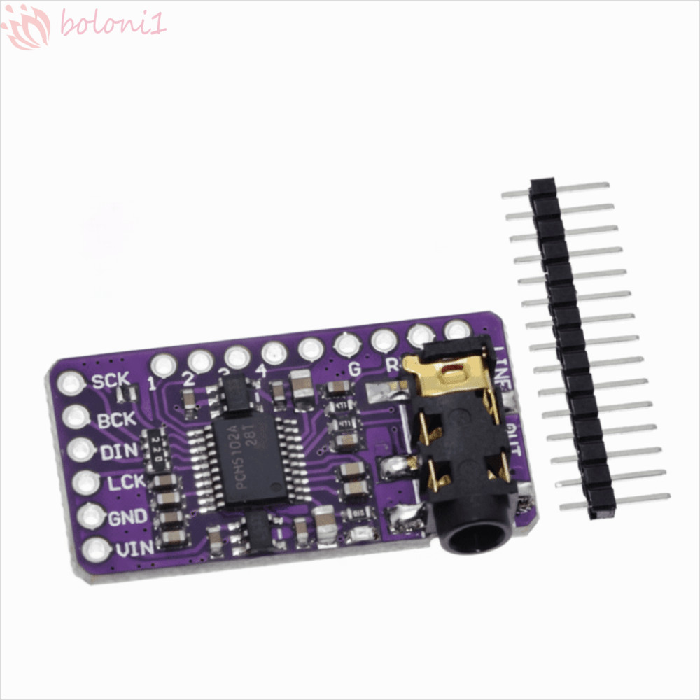 [COD] Máy nghe nhạc PCM5102A I2S, Máy nghe nhạc DAC PCM5102A Mô-đun máy nghe nhạc I2S, Mô-đun Giao d