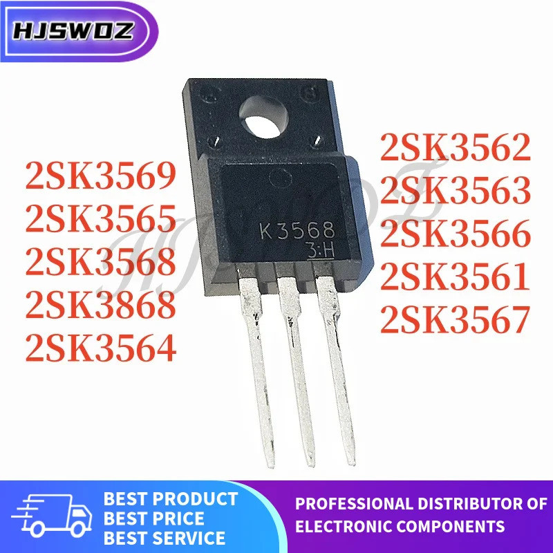 10 CHIẾC 2SK3565 2SK3569 2SK3561 2SK3562 2SK3563 2SK3564 2SK3566 2SK3568 2SK3868 K3569 K3561 K3562 K