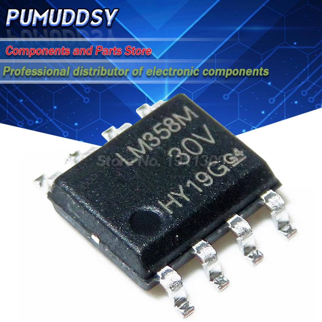 Bộ 50 LM358 LM393 LM339 LM324 NE555 SOP SMD LM358DR LM324DR LM339DR LM393DR NE555DR