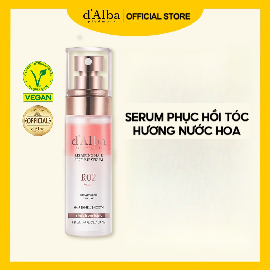 [d'Alba Official] Serum phục hồi và làm thơm tóc d'Alba Reparing Hair Perfume Serum 100ml