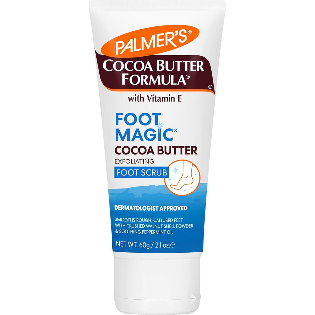 Palmer 'sCocoaButterFormulaFootMagicExfoliatingFootScrubwithVitaminEforDry, CrackedFeet, UsewithFoot