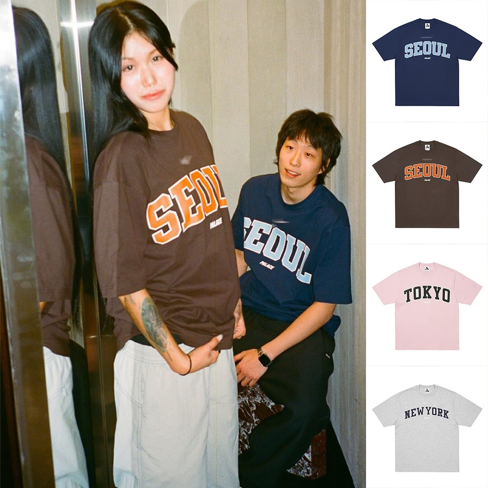 Palace x NK Store Độc quyền Tee Seoul - Tokyo - New York