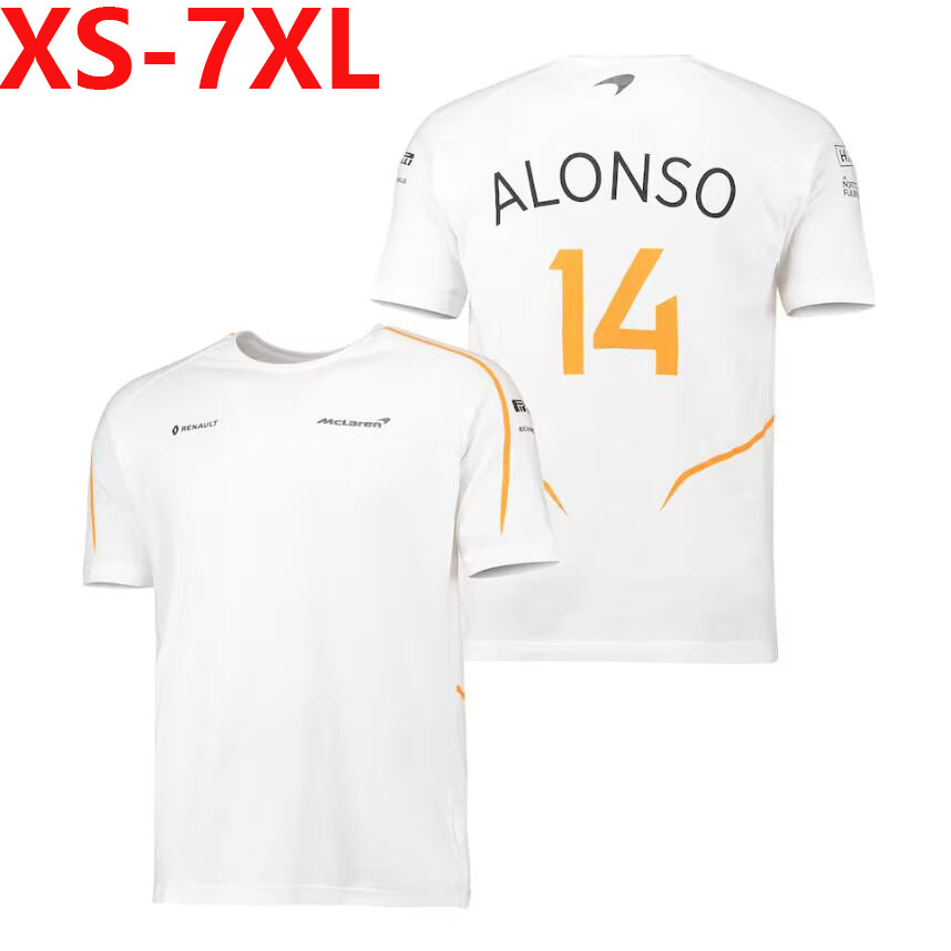 2026 Áo thun ngắn tay Unisex F1 mới + F1 Mclaren Racing Team Jersey