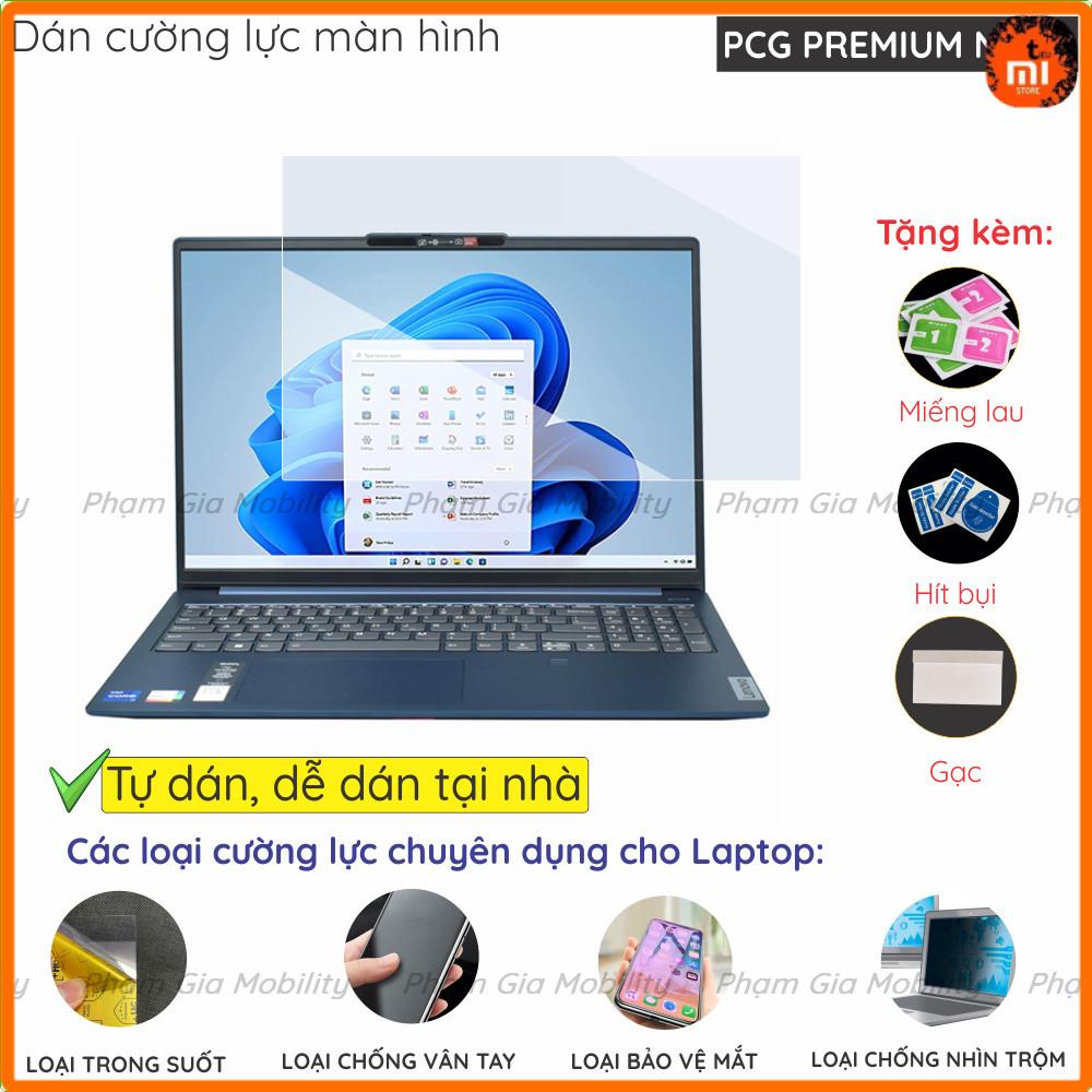 Dán cường lực màn hình Lenovo IdeaPad Slim 5 14IAH8 14AHP9 14ITL05 14IAL7 16IAH8 16IRL8 Oled 15ARP10