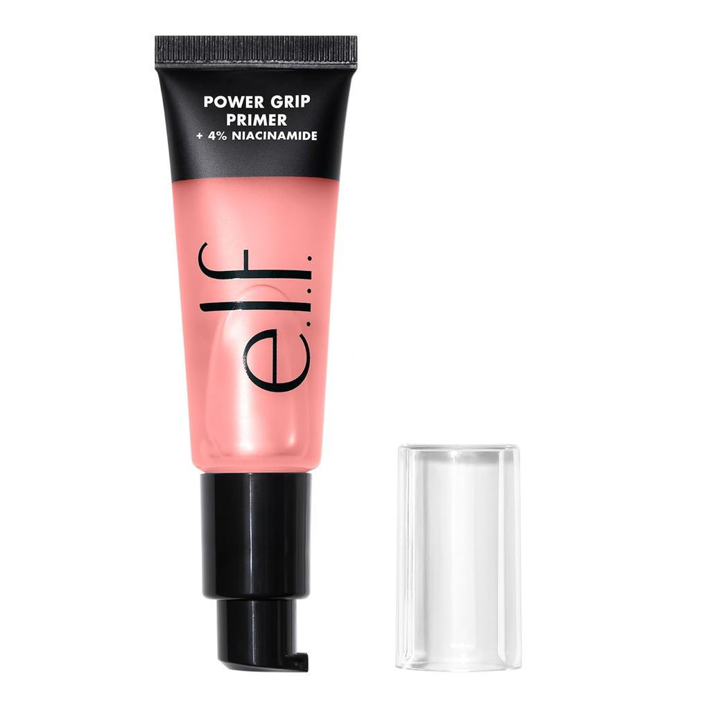 Elf Power Grip Primer+4% Niacinamide, Gel and Moisturizing Facial Primer, Even Skin and Brightening,