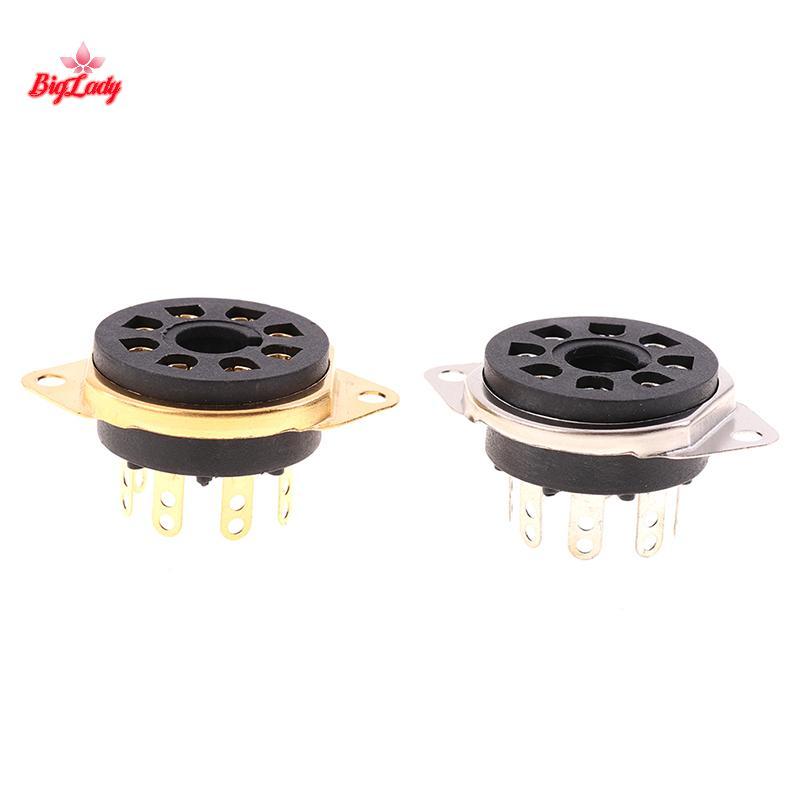 SHNGki Chassis Mount 8pin Bakelite Tube Soet Base Cho 6550B 6CA7 EL34 6L6 KT88 Vintage AMP DIY mới