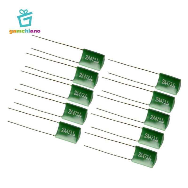 10x 0,047 / 2A473J Tụ Điện Phim Polyester Cho Đàn Guitar Điện / Bass Điện