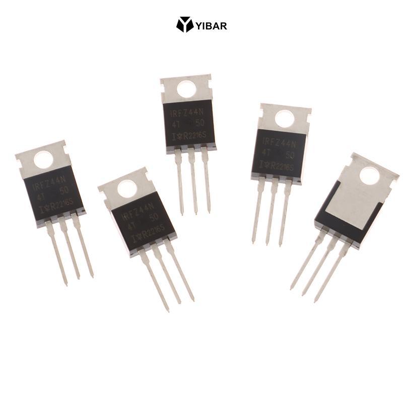 YIBAR 10 Chiếc IRFZ44N TO220 IRFZ44NPBF TO-220 IRFZ44 Mosfet Transistor Kit Oril 55V 49A MOS Tube Mớ